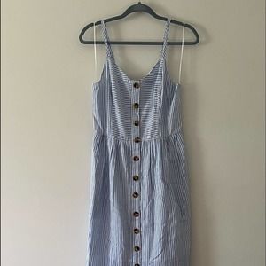 Crown & Ivy NWT Blue & White Stripe Sundress Size 4